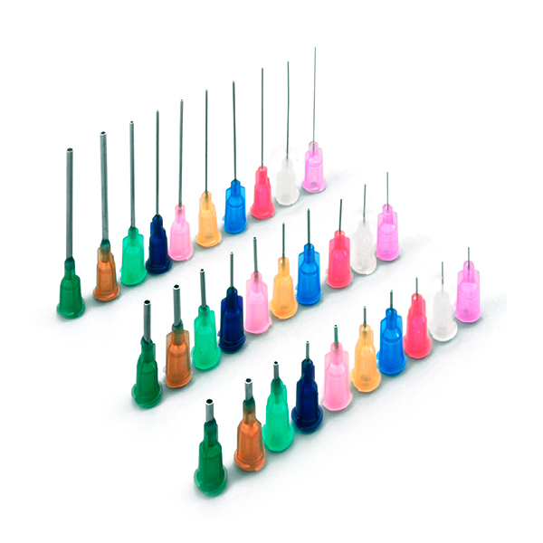 Dispensing Tips Dispensing tips for syringe barrels, fluid dispensers